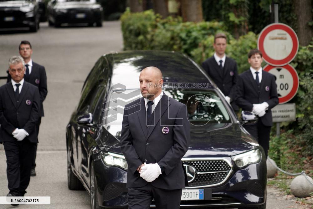 Giorgio Armani's Funeral Held Privately At The San Martino Church - Rivalta