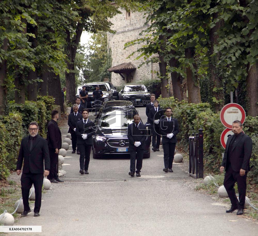 Giorgio Armani's Funeral Held Privately At The San Martino Church - Rivalta