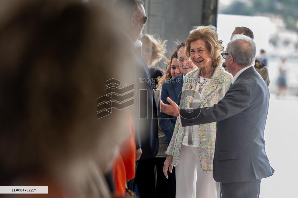 Queen Sofia Visits the Food Bank Association of Ceuta - Spain