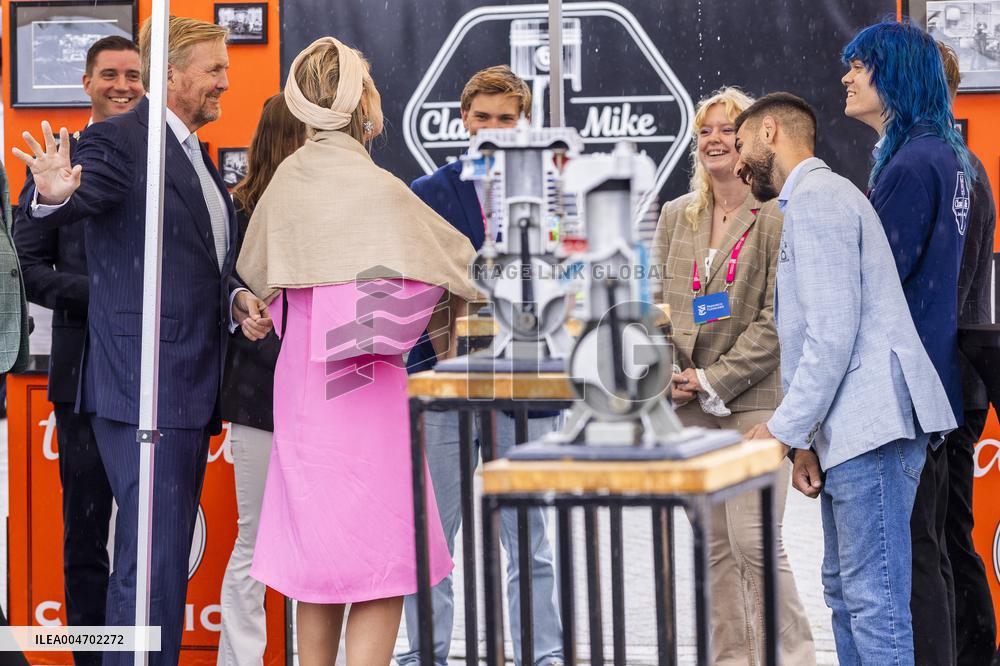 Royal Couple's Regional Visit To Flevoland - Netherlands