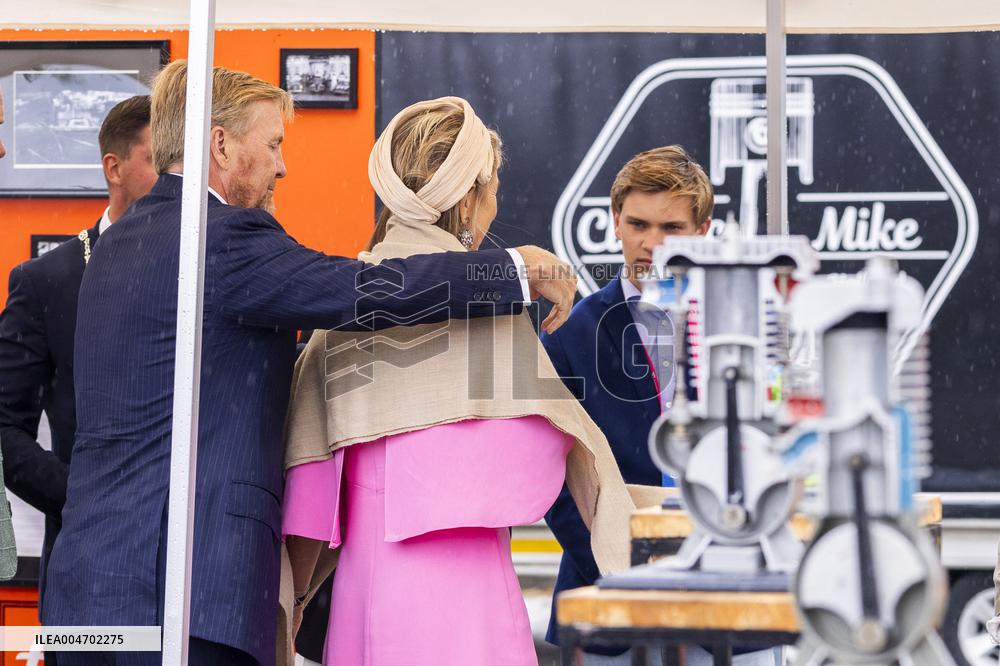Royal Couple's Regional Visit To Flevoland - Netherlands