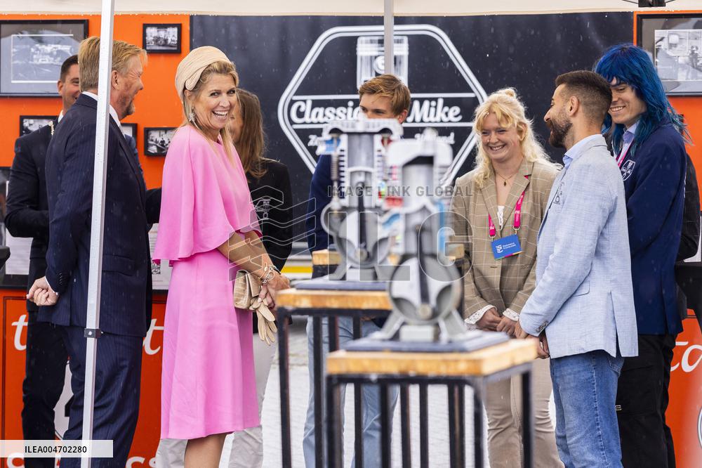 Royal Couple's Regional Visit To Flevoland - Netherlands