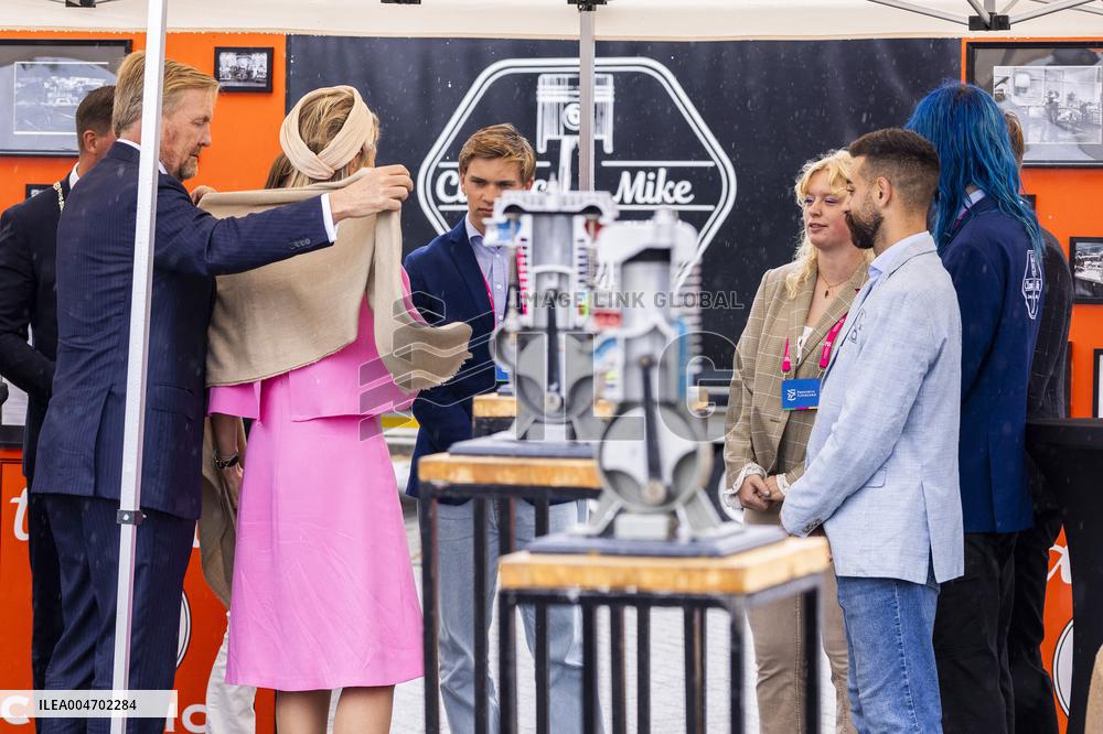 Royal Couple's Regional Visit To Flevoland - Netherlands