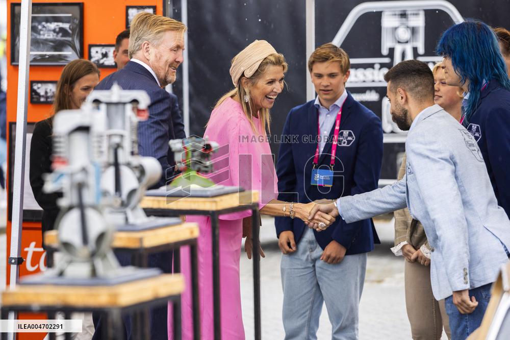 Royal Couple's Regional Visit To Flevoland - Netherlands