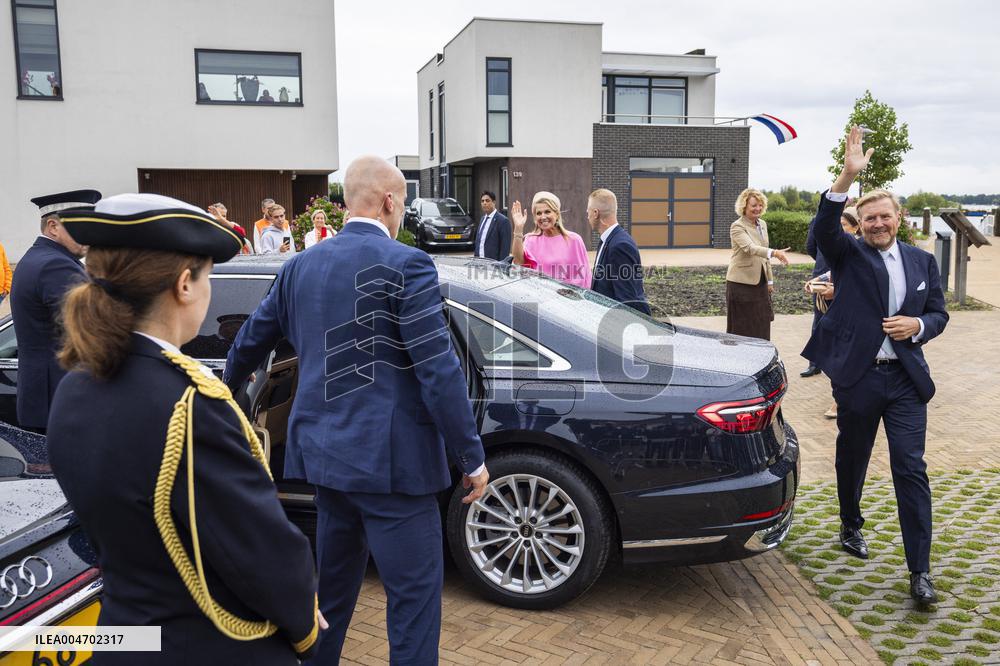 Royal Couple's Regional Visit To Flevoland - Netherlands