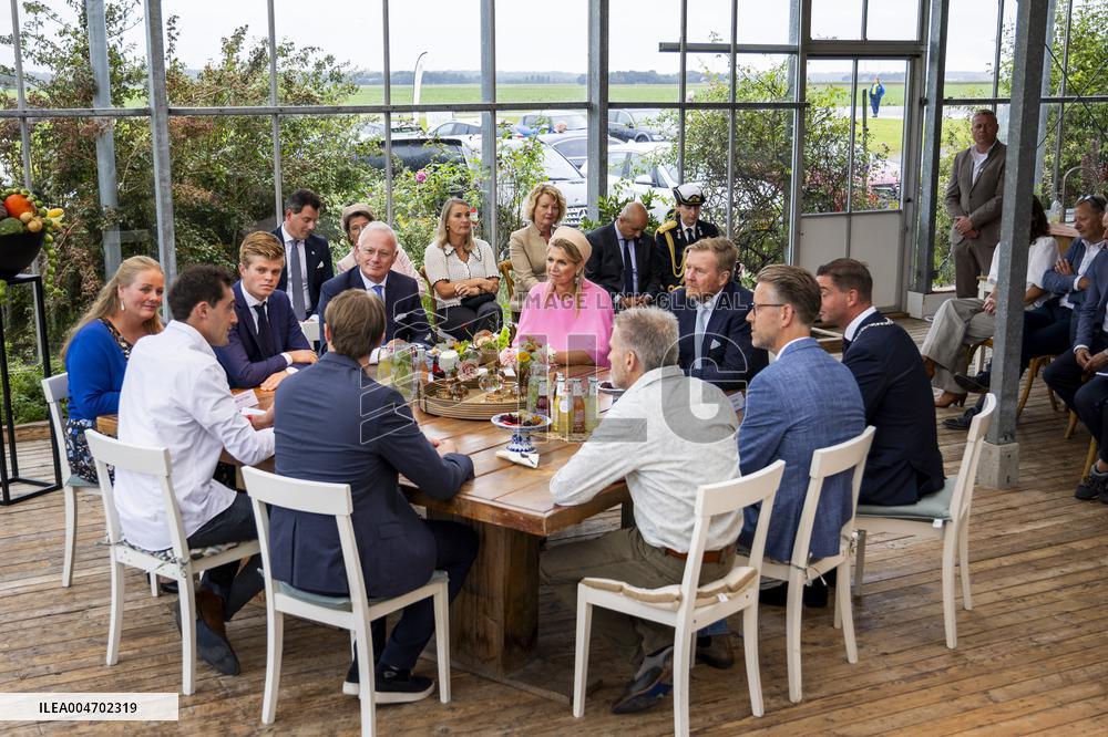 Royal Couple's Regional Visit To Flevoland - Netherlands