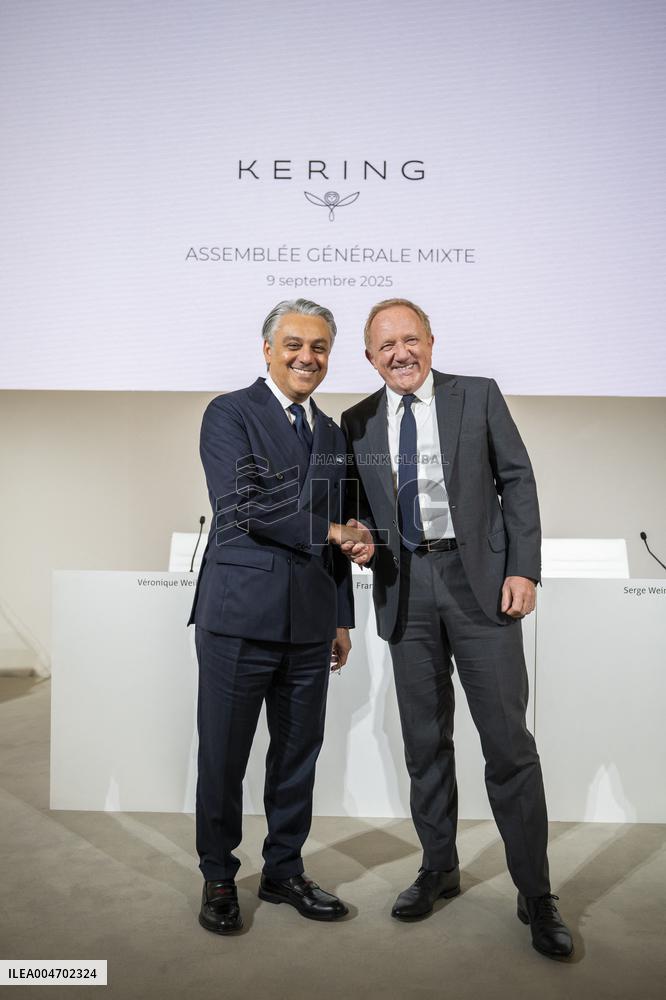 Kering Shareholders’ Meeting - Paris