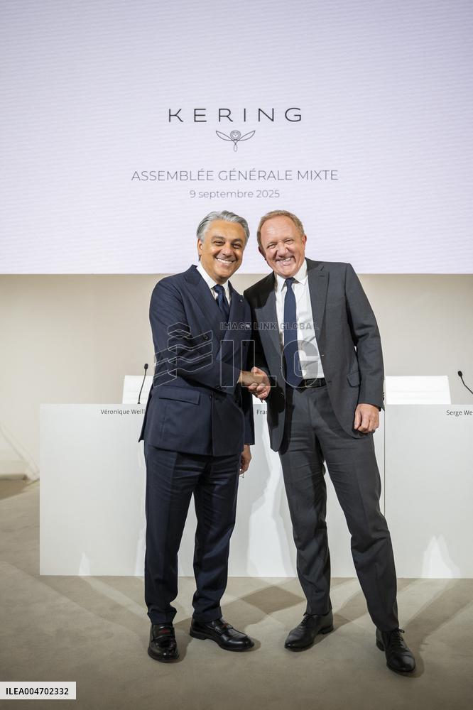 Kering Shareholders’ Meeting - Paris