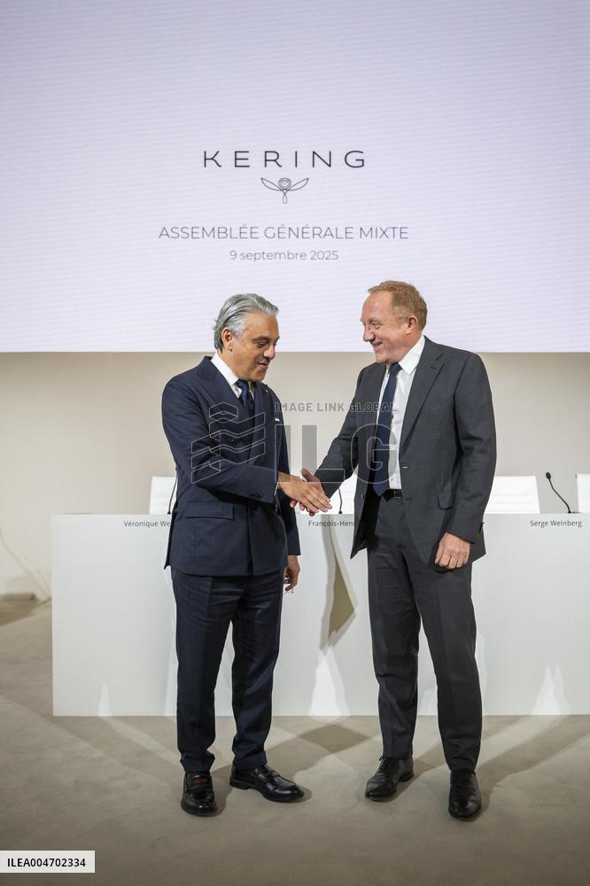 Kering Shareholders’ Meeting - Paris