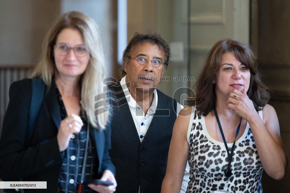 Laurent Voulzy visits the National Assembly - Paris