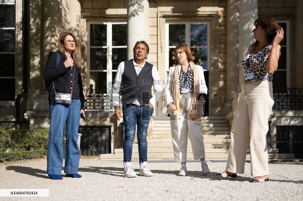 Laurent Voulzy visits the National Assembly - Paris