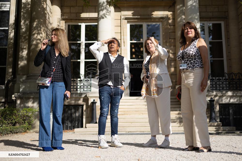Laurent Voulzy visits the National Assembly - Paris
