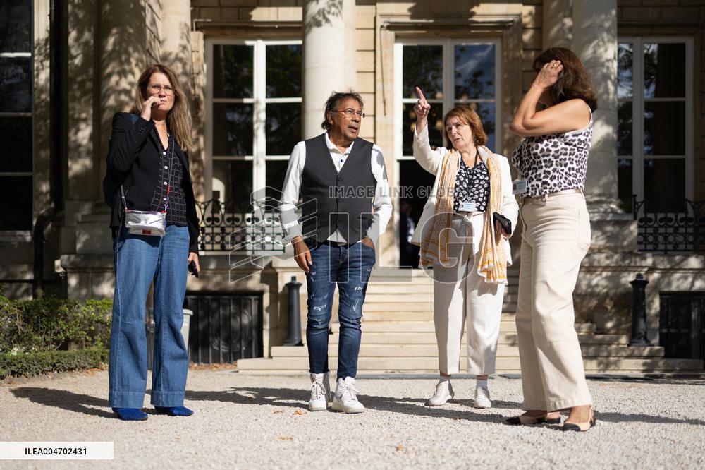 Laurent Voulzy visits the National Assembly - Paris