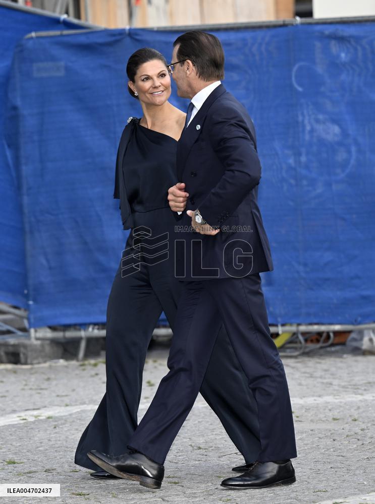 SWEDISH ROYALS AT CONCERT