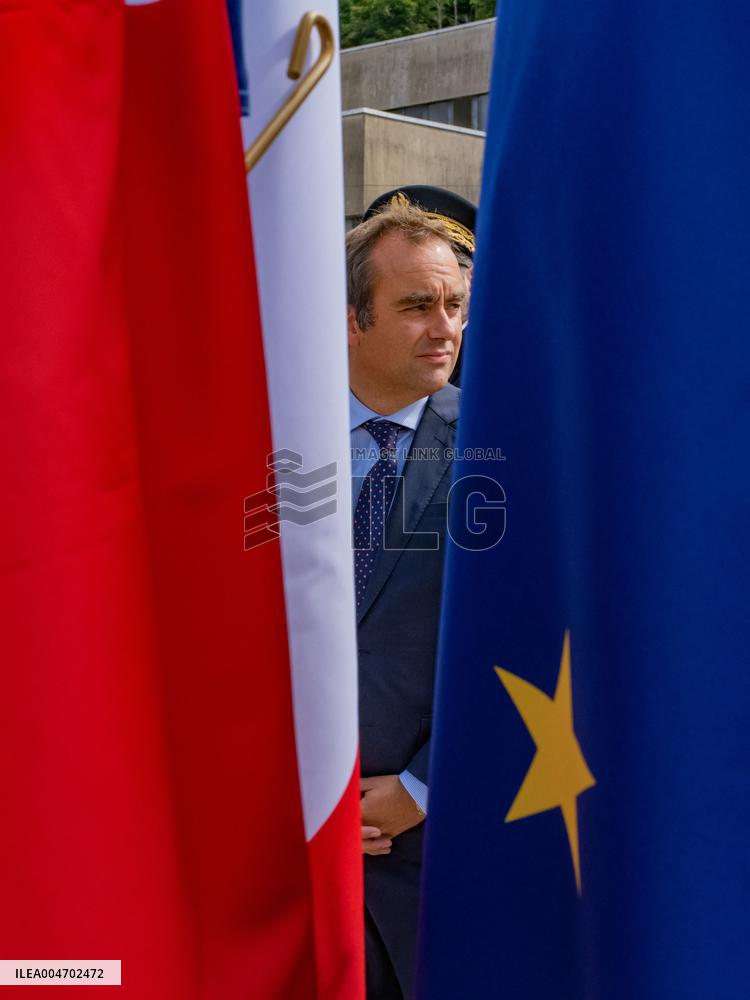Sébastien Lecornu Inaugurates ASGARD Supercomputer In Suresnes - France