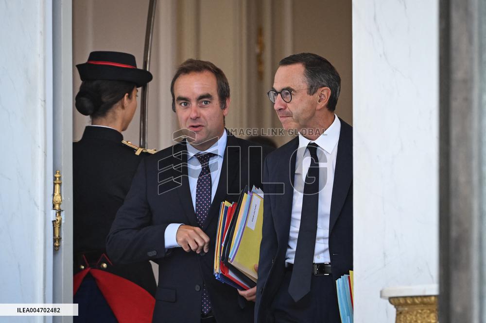 Council of Ministers at the Elysee Palace - Paris