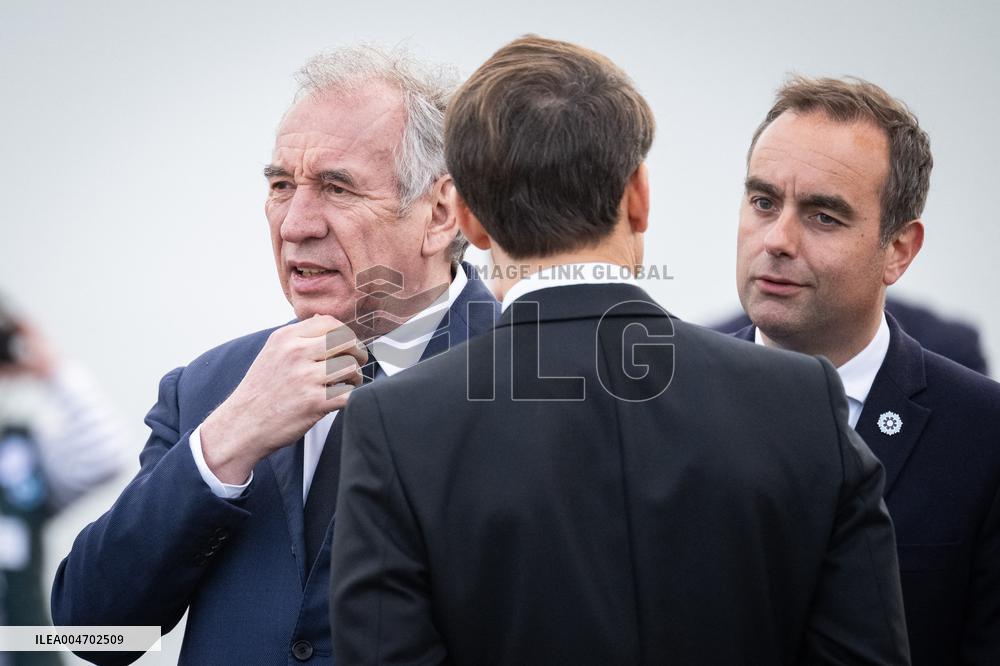President Macron At Tomb Of The Unknown Soldier Ceremony - Paris