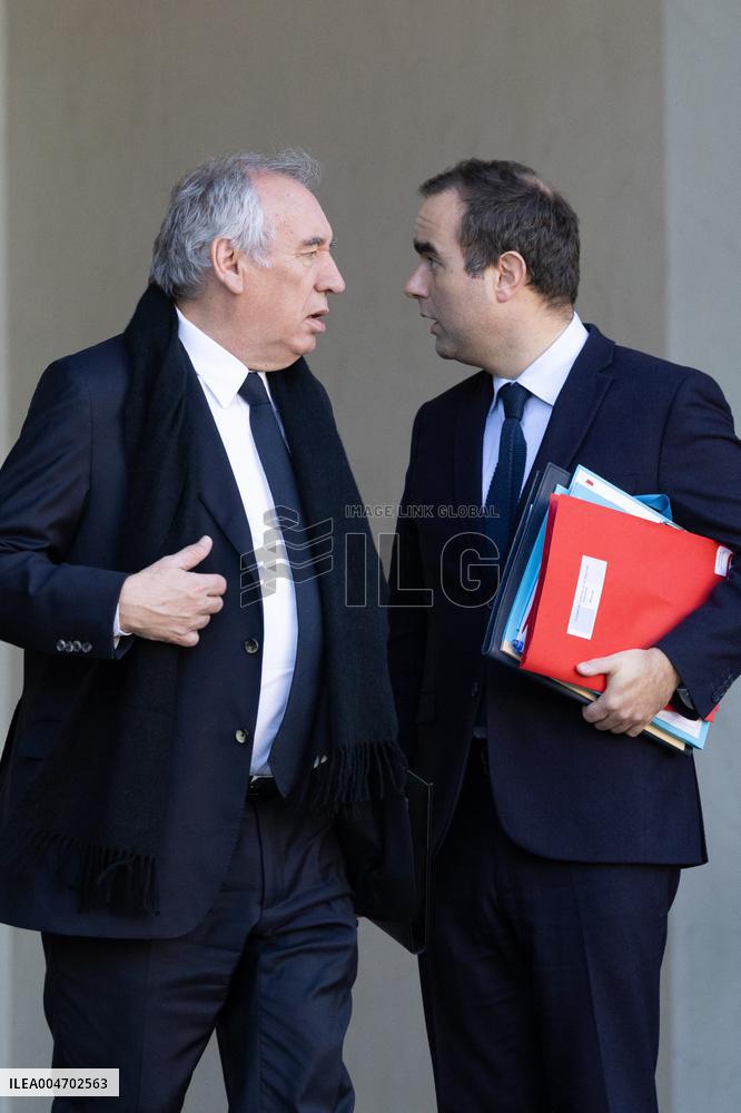 Weekly cabinet meeting - Paris