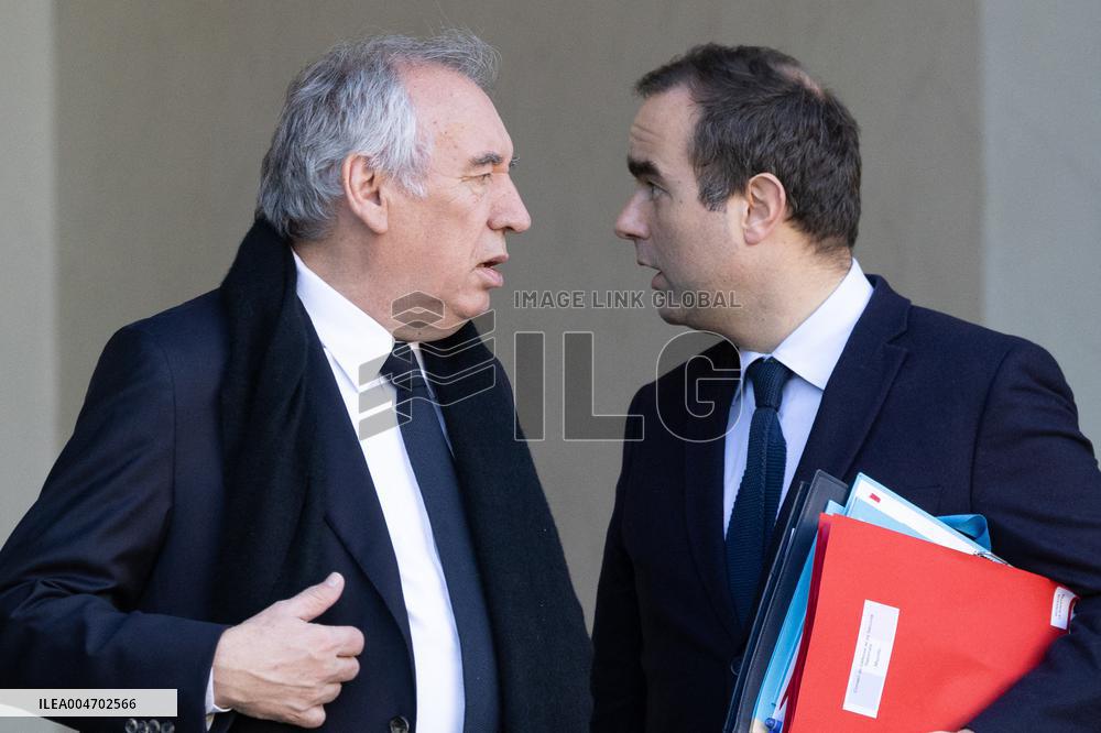 Weekly cabinet meeting - Paris