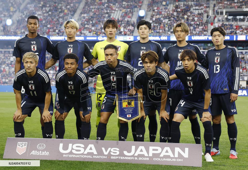 Football: Friendly between Japan and U.S.