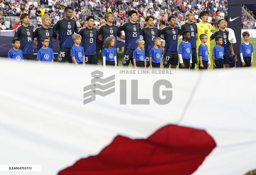 Football: Friendly between Japan and U.S.