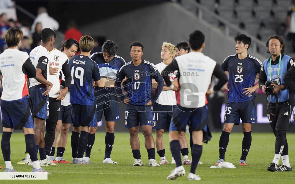 Football: Friendly between Japan and U.S.
