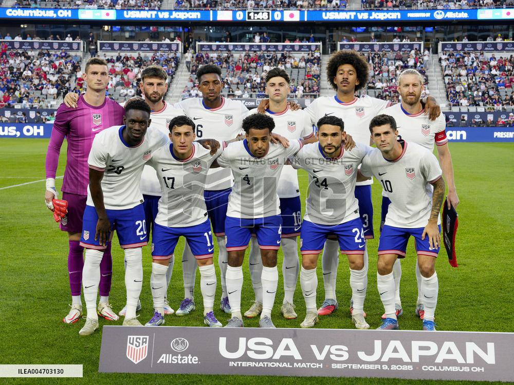Football: Friendly between Japan and U.S.
