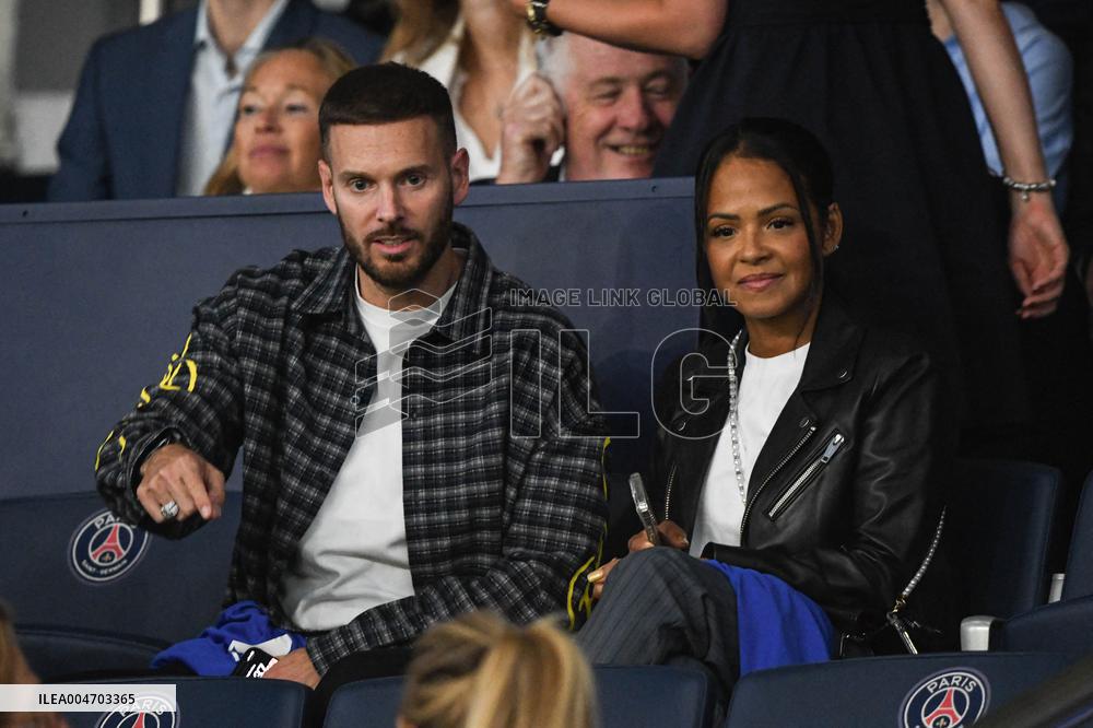 M Pokora And Christina Milian At France and Iceland - Paris