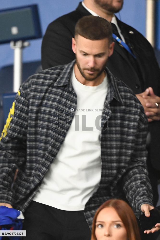 M Pokora And Christina Milian At France and Iceland - Paris