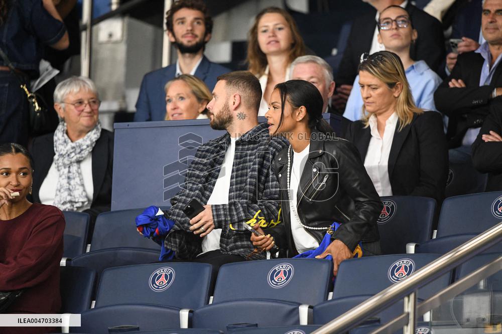 M Pokora And Christina Milian At France and Iceland - Paris