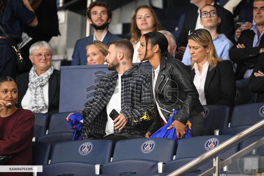 M Pokora And Christina Milian At France and Iceland - Paris