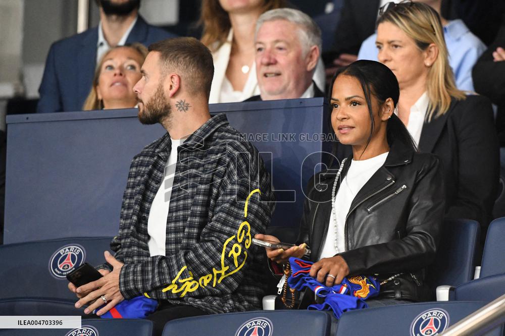M Pokora And Christina Milian At France and Iceland - Paris