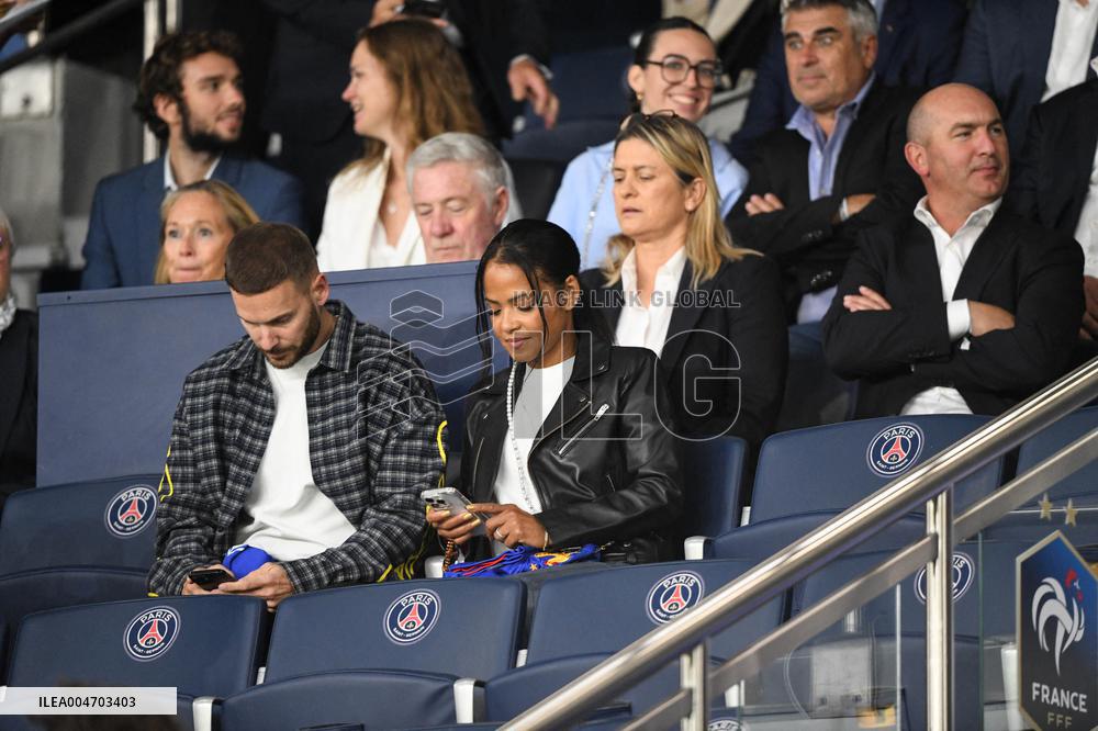 M Pokora And Christina Milian At France and Iceland - Paris