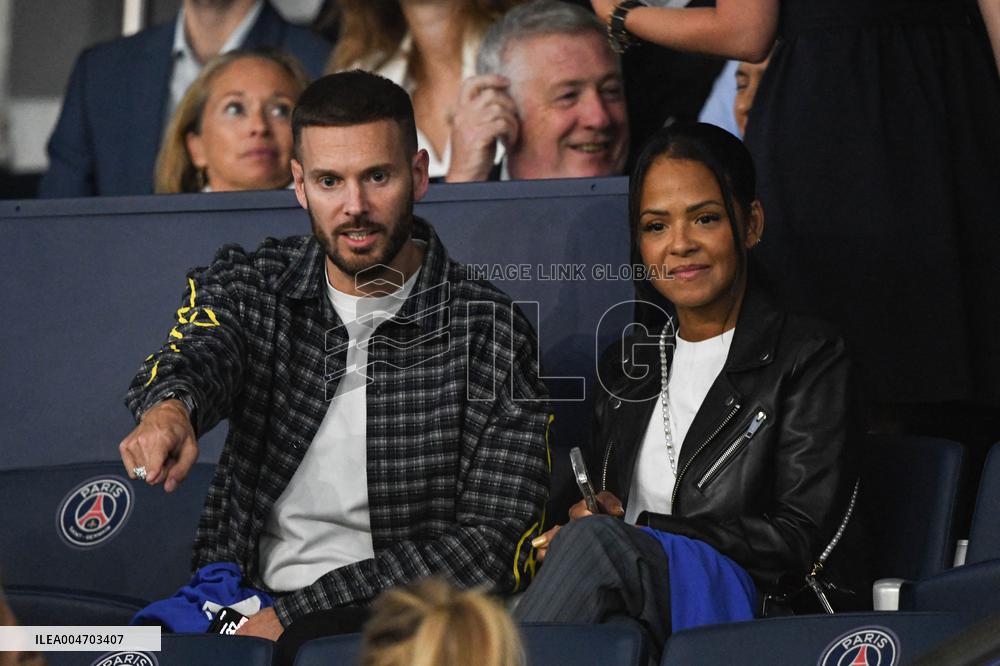 M Pokora And Christina Milian At France and Iceland - Paris