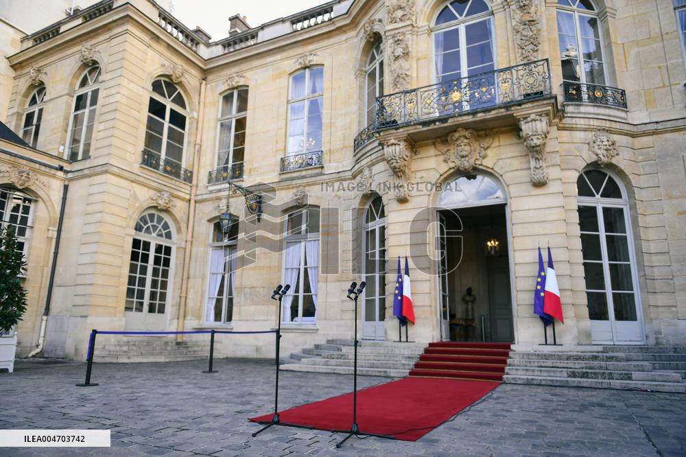 Handover Ceremony At Hotel de Matignon in Paris FA