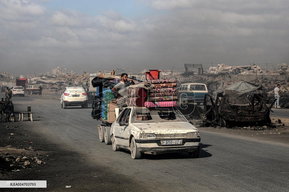 Civilian Evacuation Of Gaza