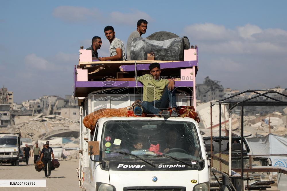 Civilian Evacuation Of Gaza
