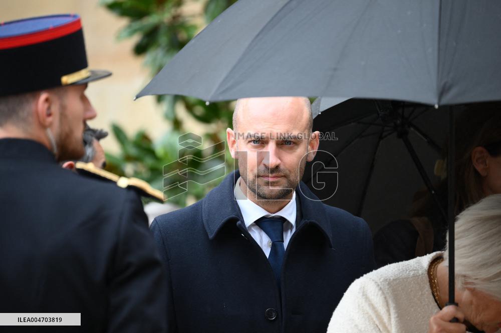 Handover Ceremony At Hotel de Matignon - Paris