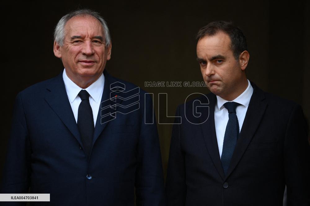 Handover Ceremony At Hotel de Matignon - Paris