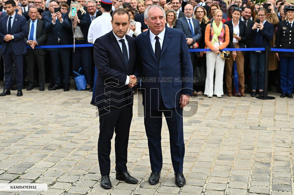Handover Ceremony At Hotel de Matignon in Paris FA