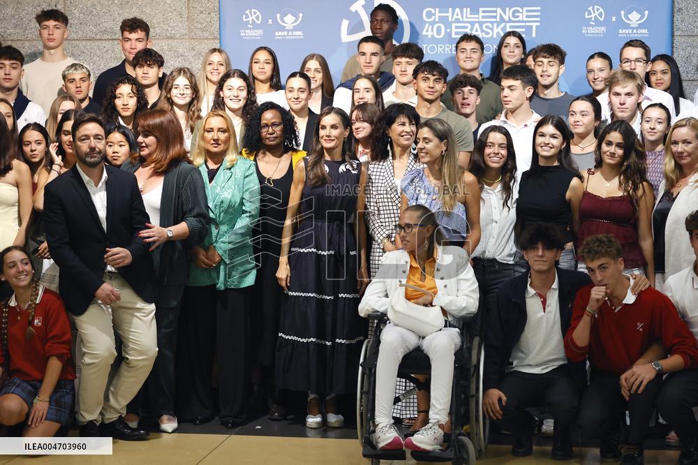 Queen Letizia At Women, Sport And Society Forum - Madrid