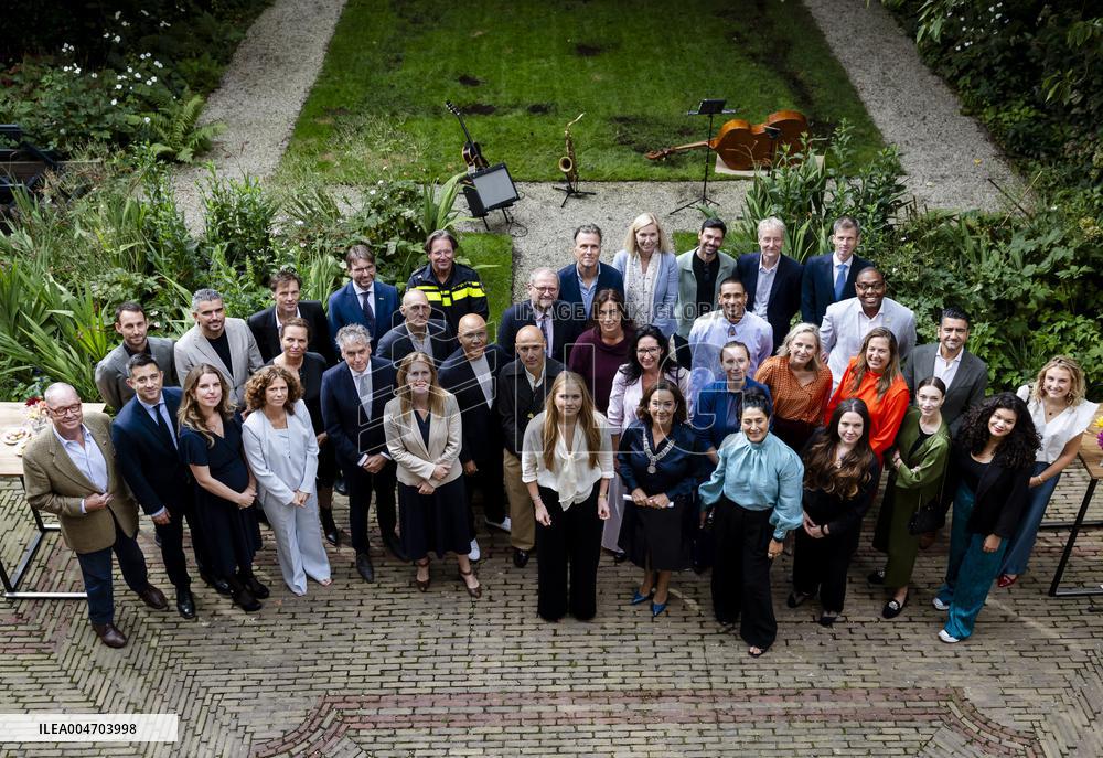 Princess Amalia Visits Amsterdam City Council - Netherlands