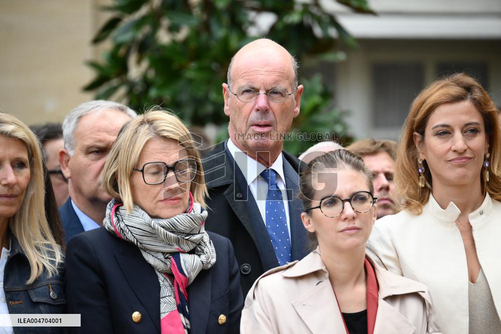 Handover Ceremony At Hotel de Matignon - Paris