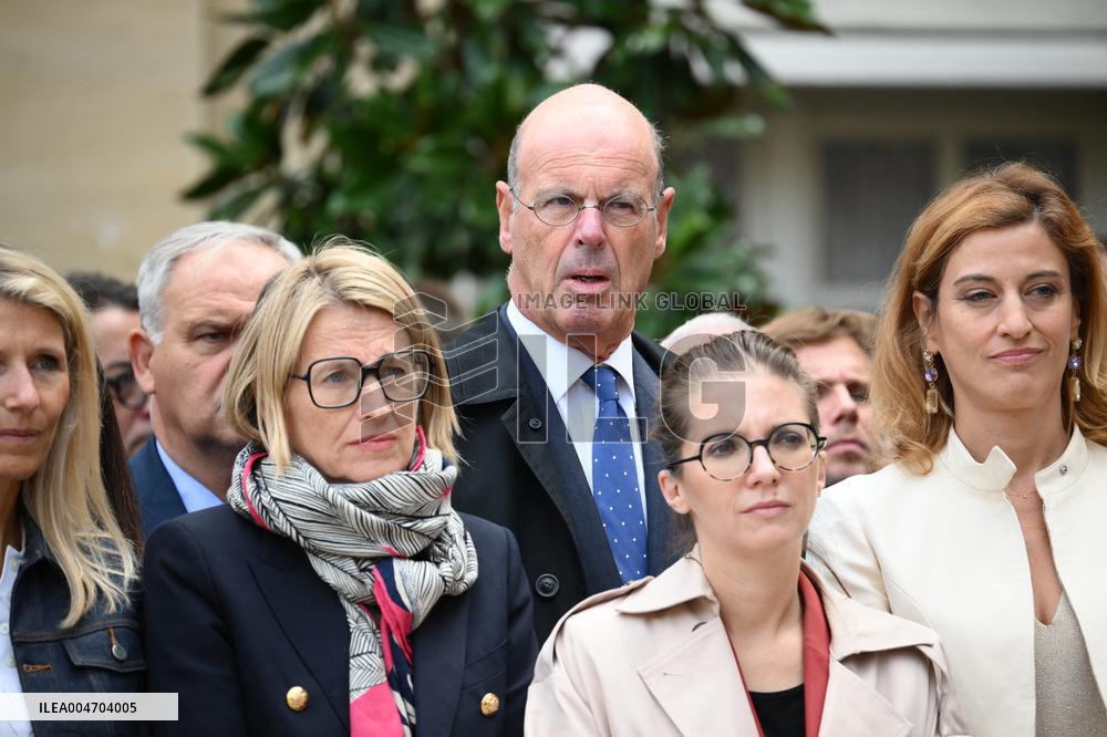 Handover Ceremony At Hotel de Matignon - Paris
