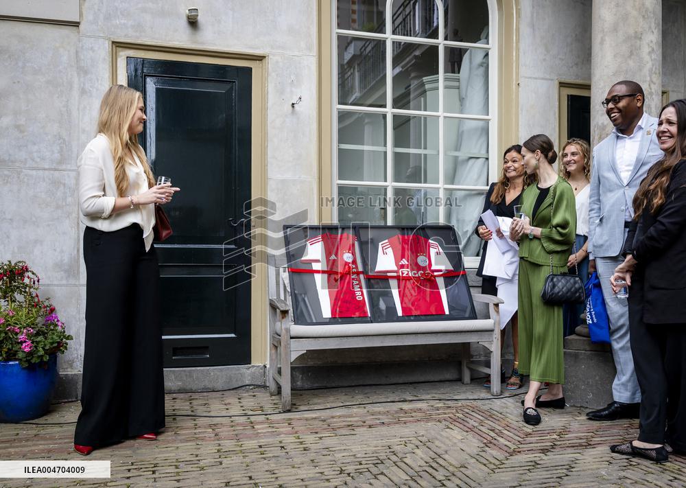 Princess Amalia Visits Amsterdam City Council - Netherlands