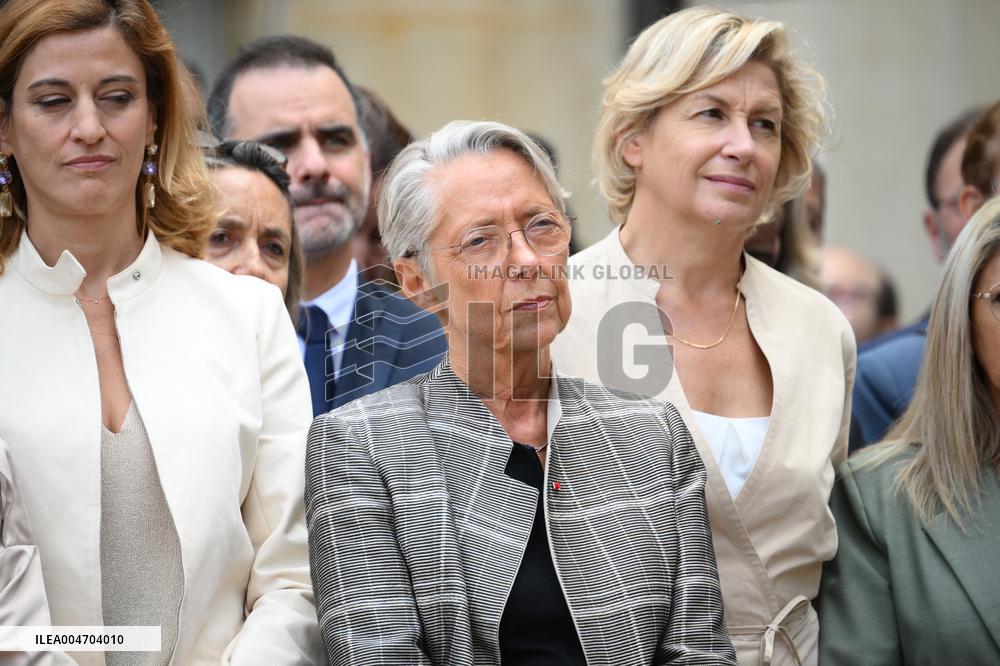 Handover Ceremony At Hotel de Matignon - Paris