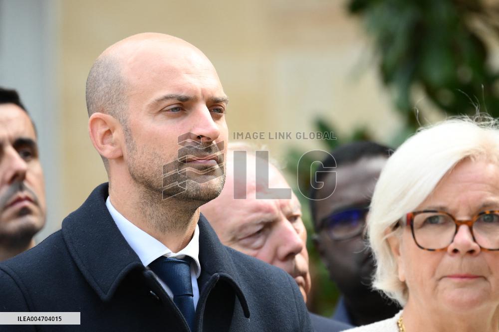 Handover Ceremony At Hotel de Matignon - Paris