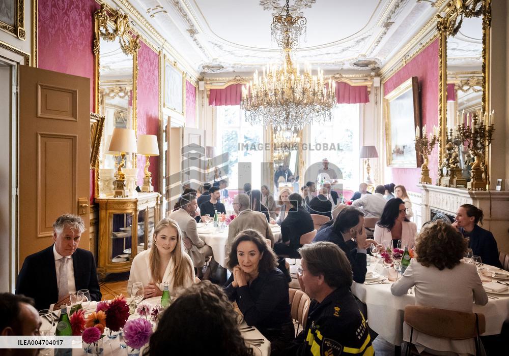 Princess Amalia Visits Amsterdam City Council - Netherlands