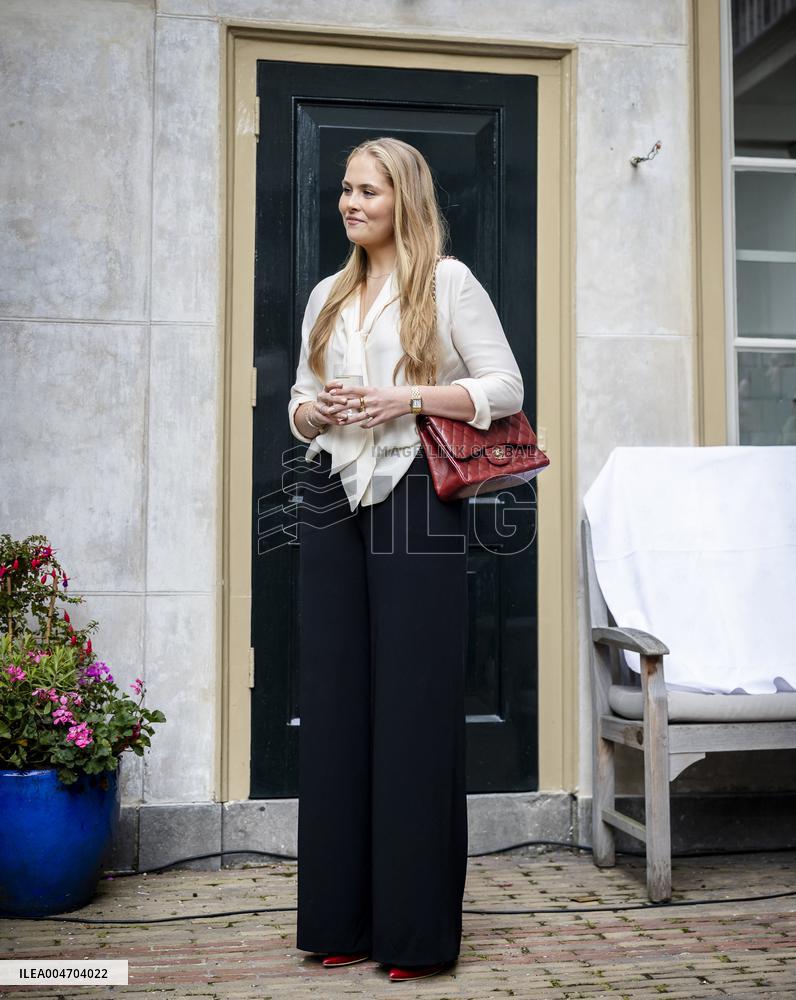 Princess Amalia Visits Amsterdam City Council - Netherlands