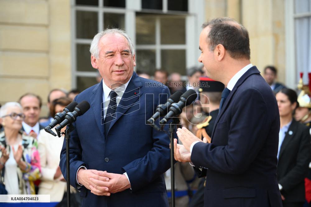 Handover Ceremony At Hotel de Matignon - Paris